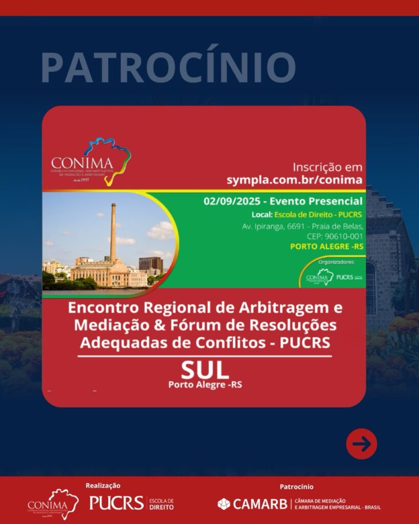 Encontro Regional de Arbitragem e Mediação & Fórum de Resoluções Adequadas de Conflitos