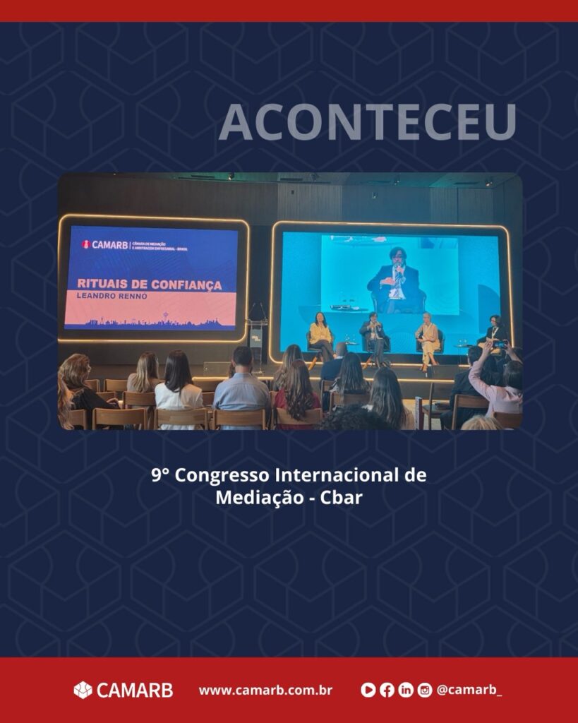 VP Administrativo da CAMARB, Leandro Rennó, no 9° Congresso Internacional de Mediação