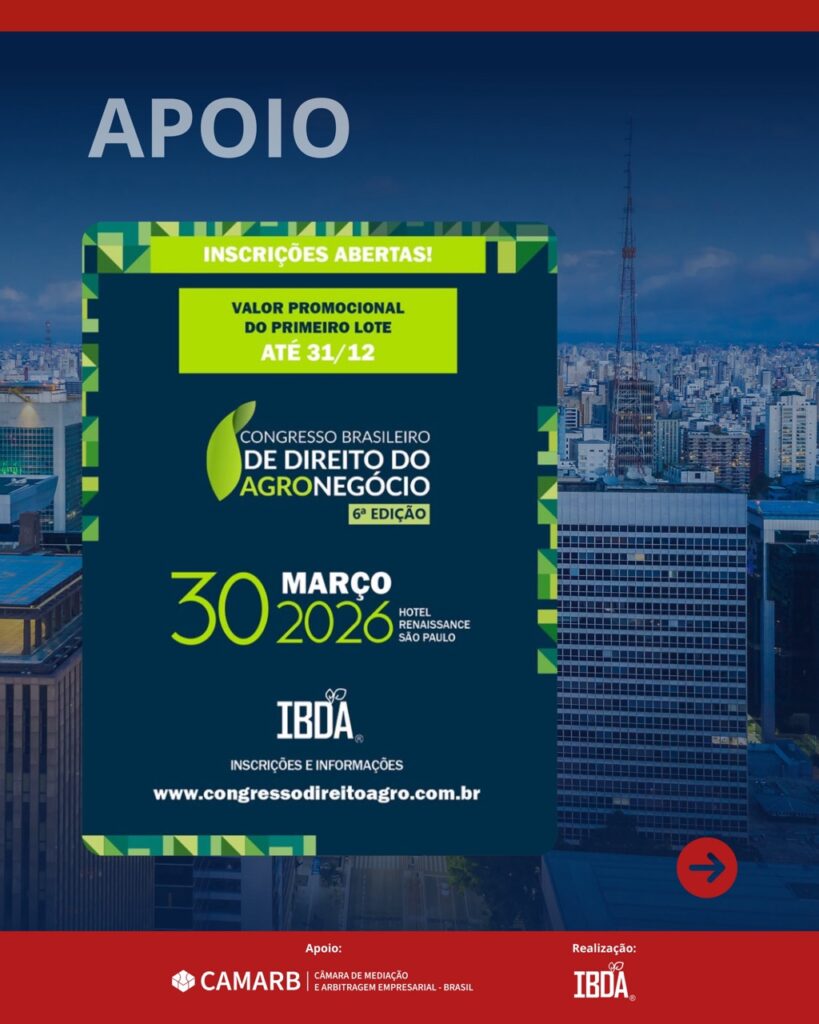 6º Congresso Brasileiro de Direito do Agronegócio